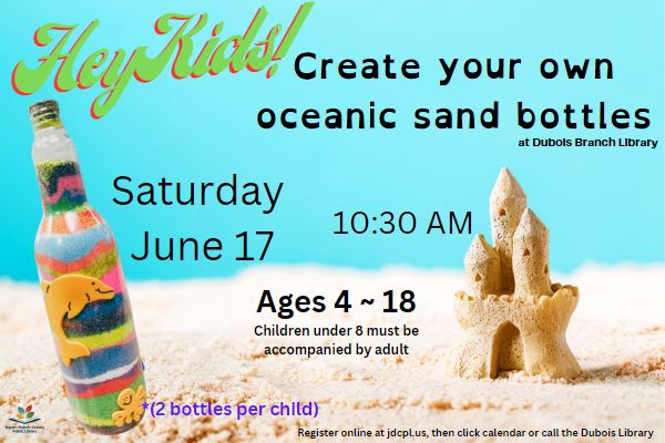 Sand Art for Kids! – Jasper–Dubois County Public Library
